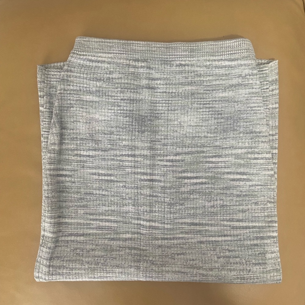 Free People Heathered Gray Midi Skirt